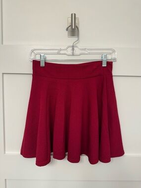 Classic Red Circle Skirt - Women's Flared A-Line